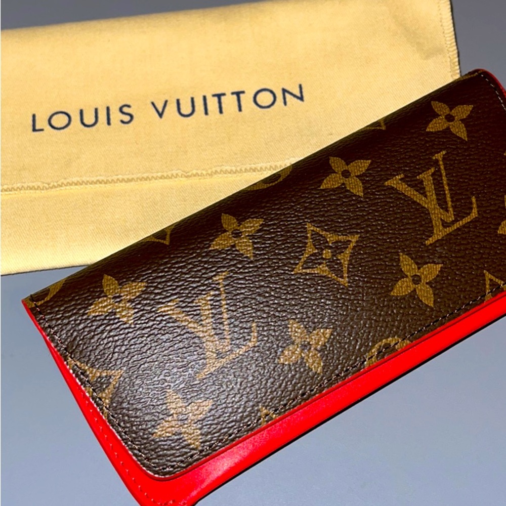 Louis Vuitton Monogram Woody sunglasses eyeglasses glasses case unused
